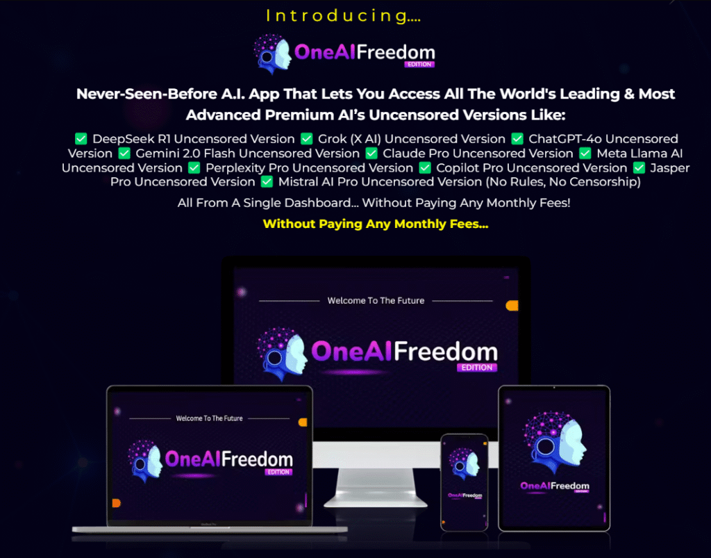 Beyond Restrictions: Dive into the World of OneAi Freedom OneAi Freedom